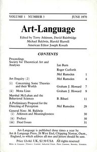 Vol. 1 No. 3 June 1970