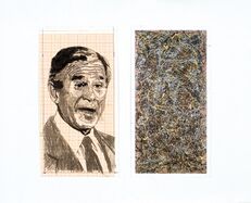 "Portrait of President George W. Bush in the Style of Jackson Pollock" 2006