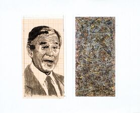 "Portrait of President George W. Bush in the Style of Jackson Pollock" 2006