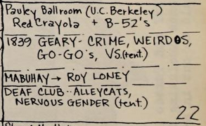 Listing in Ivey's Calendar[4]