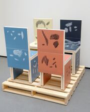 "Portraits of John Wayne, Jimmy Carter, Ad Reinhardt and Wile E. Coyote," 2007[1]